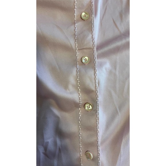 Vintage Lee Mar Pageantry Knit Pink Button Down Blouse M - Picture 6 of 10